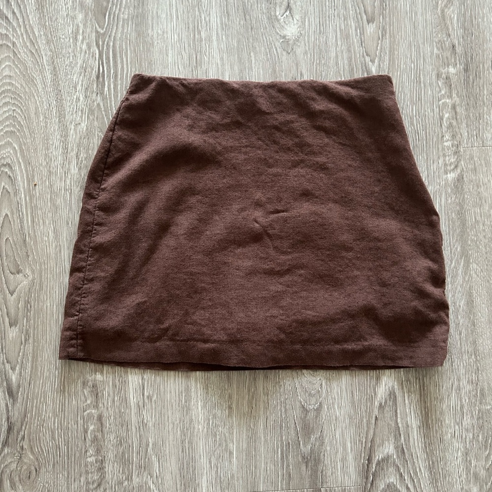 Abercrombie & Fitch Brown Mini Skirt